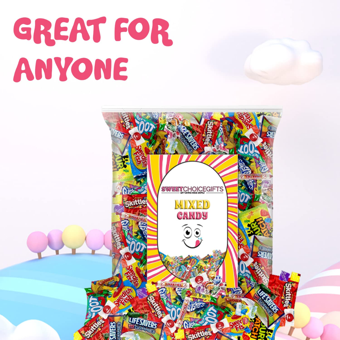 Candy Variety Pack - Bulk Candy - Pinata Stuffers - Bulk Candy - Assorted Candy - Individually Wrapped Candy - Party Mix - Candy Assortment -Sweet choice 4 Pounds