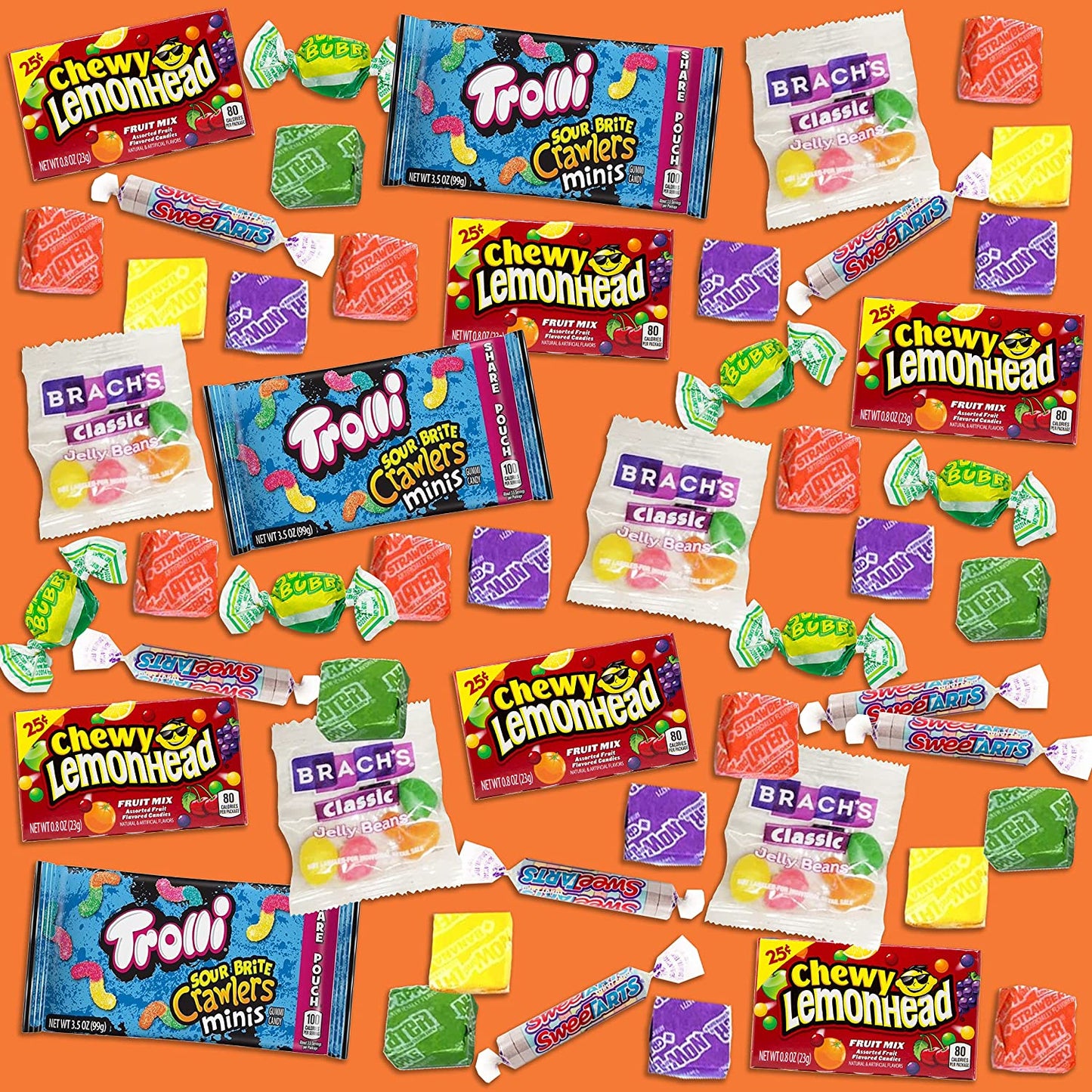 Halloween Trick or Treat Assorted bulk Classic Candy Mix! Mega Variety! FRESH & DELICIOUS! Individually Wrapped, Bulk Assortment. Perfect for , Parties, Parades & Piñatas!