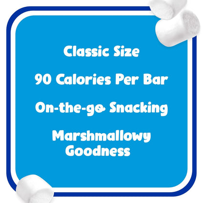 Crispy Marshmallow Squares, Kids Snacks, Snack Bars, Original, 31.2Oz Box (40 Bars)