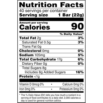 Crispy Marshmallow Squares, Kids Snacks, Snack Bars, Original, 31.2Oz Box (40 Bars)