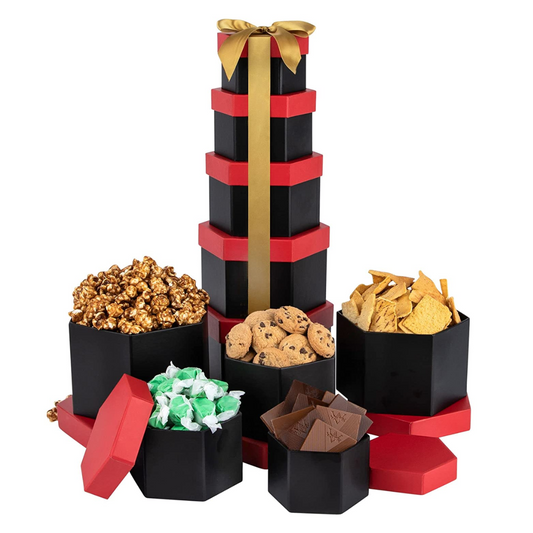 Birthday Gift Basket Tower | Snack Box Gift |Sweet Choice Gift Baskets