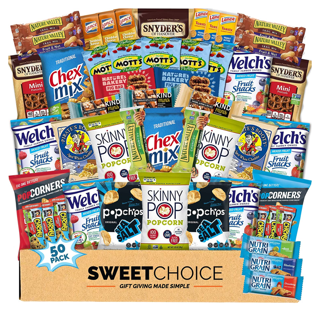 Nutritious Snack Variety Pack | Snack Pack | Sweet Choice Gift Baskets