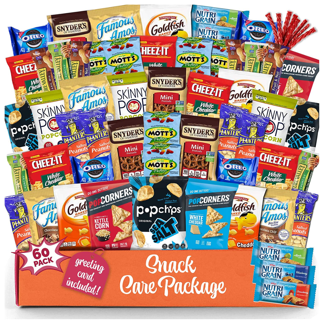 Snack Box Care Package | Snack Pack for Kids|Sweet Choice Gift Baskets