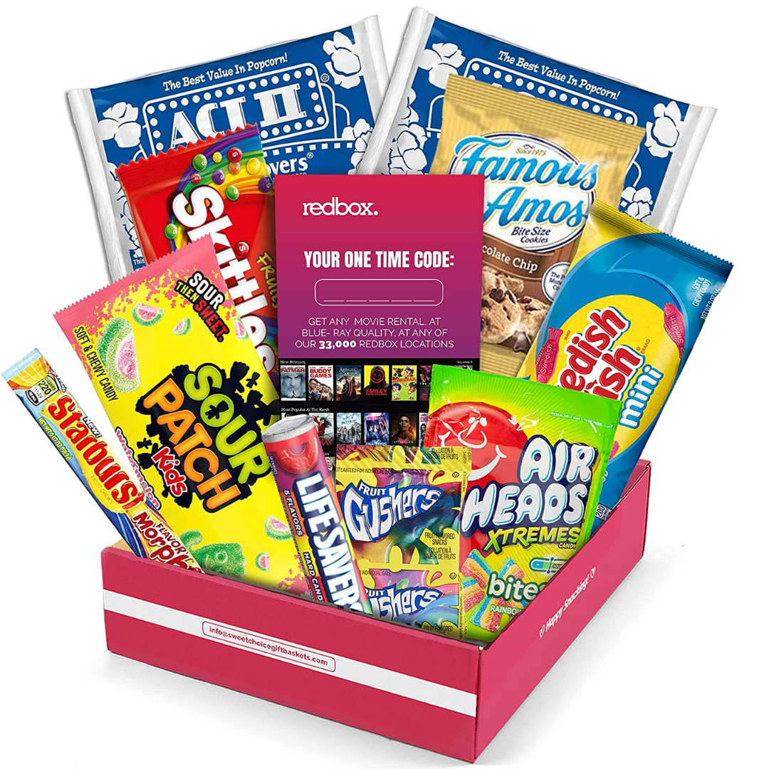 Redbox Movie Night Package | Redbox Package |Sweet Choice Gift Baskets