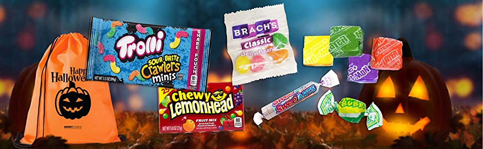 Halloween Trick or Treat Assorted bulk Classic Candy Mix! Mega Variety! FRESH & DELICIOUS! Individually Wrapped, Bulk Assortment. Perfect for , Parties, Parades & Piñatas!