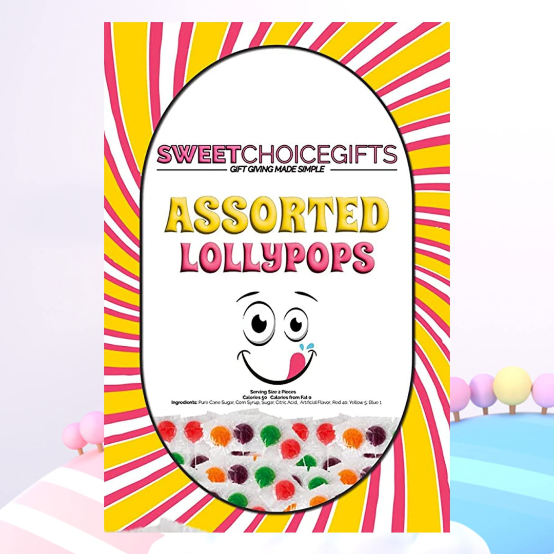 Classic Lollipops Candy Suckers | Sweet Choice Gift Baskets